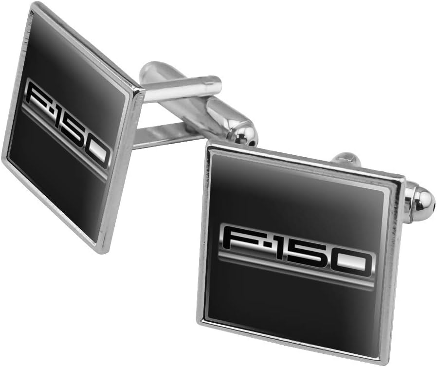GRAPHICS & MORE Ford Trucks F-150 Logo Square Cufflink Set - Silver or Gold
