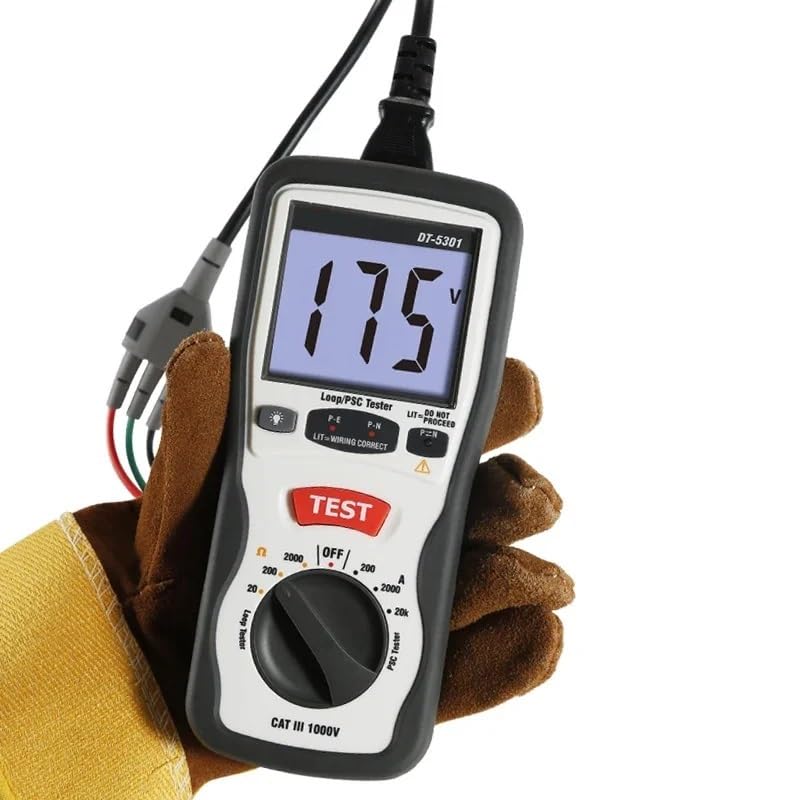 Medidor de Resistencia, Probador de bucle digital y PSC DT-5301, medidor de resistencia de circuito de alta precisión
