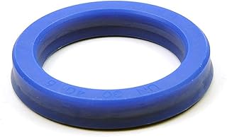 Seal Washer 10pcs PU Hydraulic Oil Seal, UN Radial Shaft Seal, Piston Shaft Piston Rod Single Lip U Cup Blue Oil Seal Ring, ID 8-10mm Gasket Lip (Size : 10X18X8 (10Pcs))