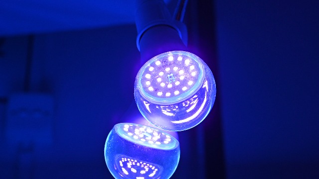Image of A19 LED Black Light Bulb 12W 395-400nm UVA - 3-Pack for Halloween Decor, Glow Parties, Fluorescent Art & Dark Room Effects, E26 Base uv Light Bulb