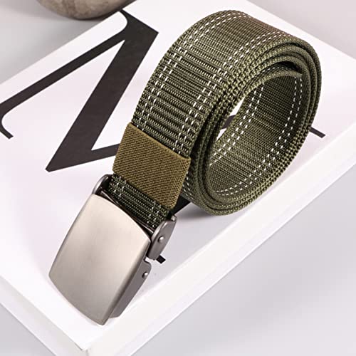 Adjustable Straps Canvas Belt Men Waist Belt Outdoor Training Tactical Accessories Plastic Buckle for Daily Wear4