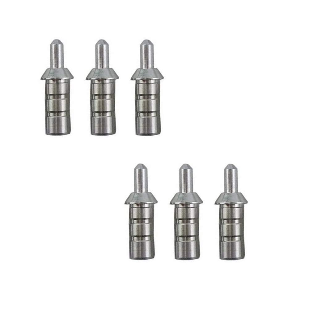 50pcs Tiro con L'Arco Cocche di Freccia con Chiodo di Protezioni in Alluminio Cocche Pin Connettore per Albero di Freccia ID 4.2mm 6.0mm 6.2mm