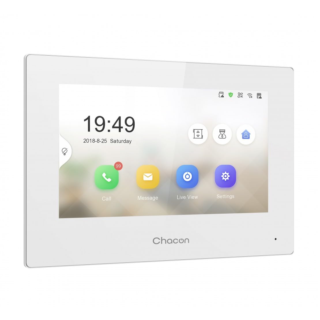 CHACON Video-Türsprechanlage mit WLAN, kabelgebunden