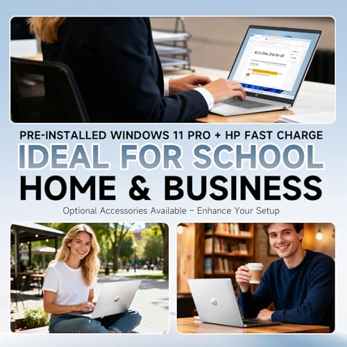 Image of HP 15.6 Touchscreen Laptop Computer for Business - 15.6 inch FHD IPS Touchscreen • Intel 10-Core i7 1355U • Intel Iris Xe Graphics • Windows 11 Pro • Copilot+ PC • Wi-Fi 6 • Bluetooth • 16GB RAM + 1TB SSD