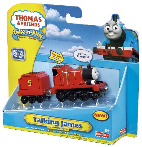Fisher-Price Thomas & Friends Take-n-Play, Talking James - Thumbnail 2