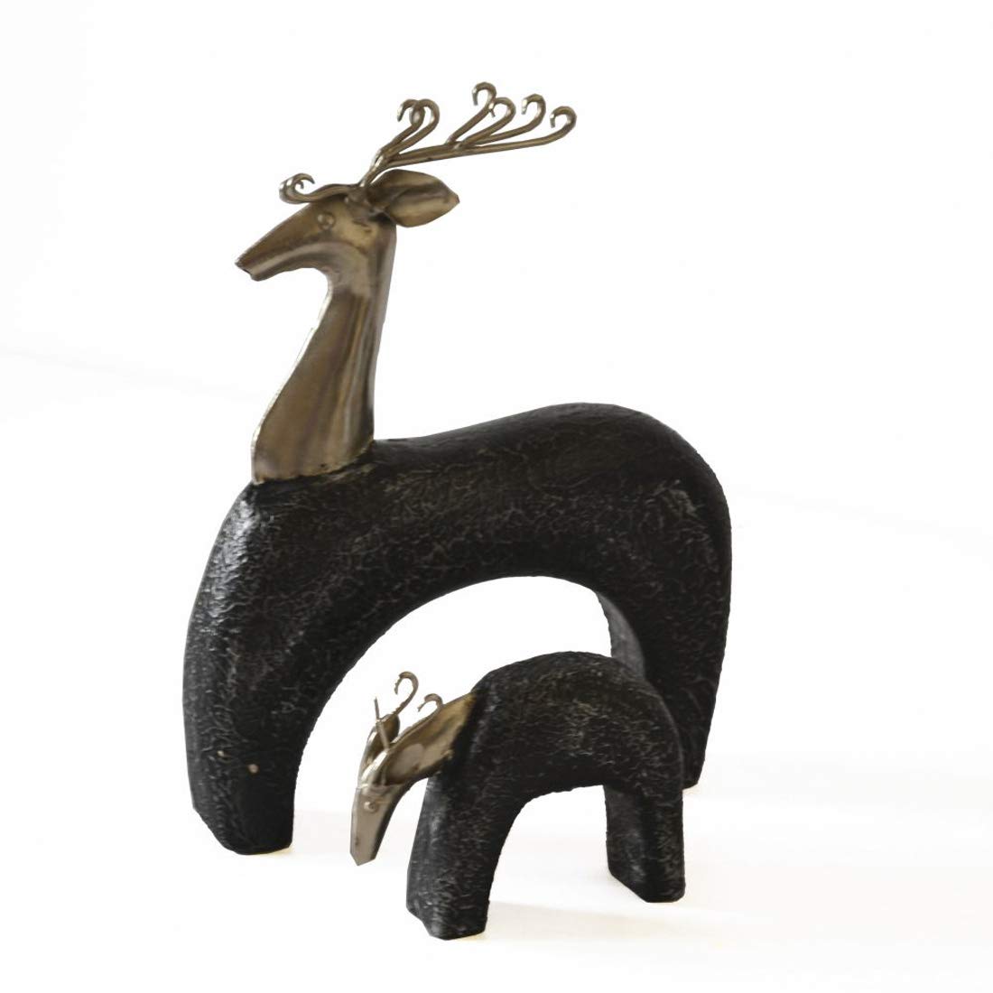 Artlivo Wooden Decorative Parent & Child Deer Showpiece for Gift and Decore/Gift/for Gift/for Sister/for Brother/for Mother/for Father