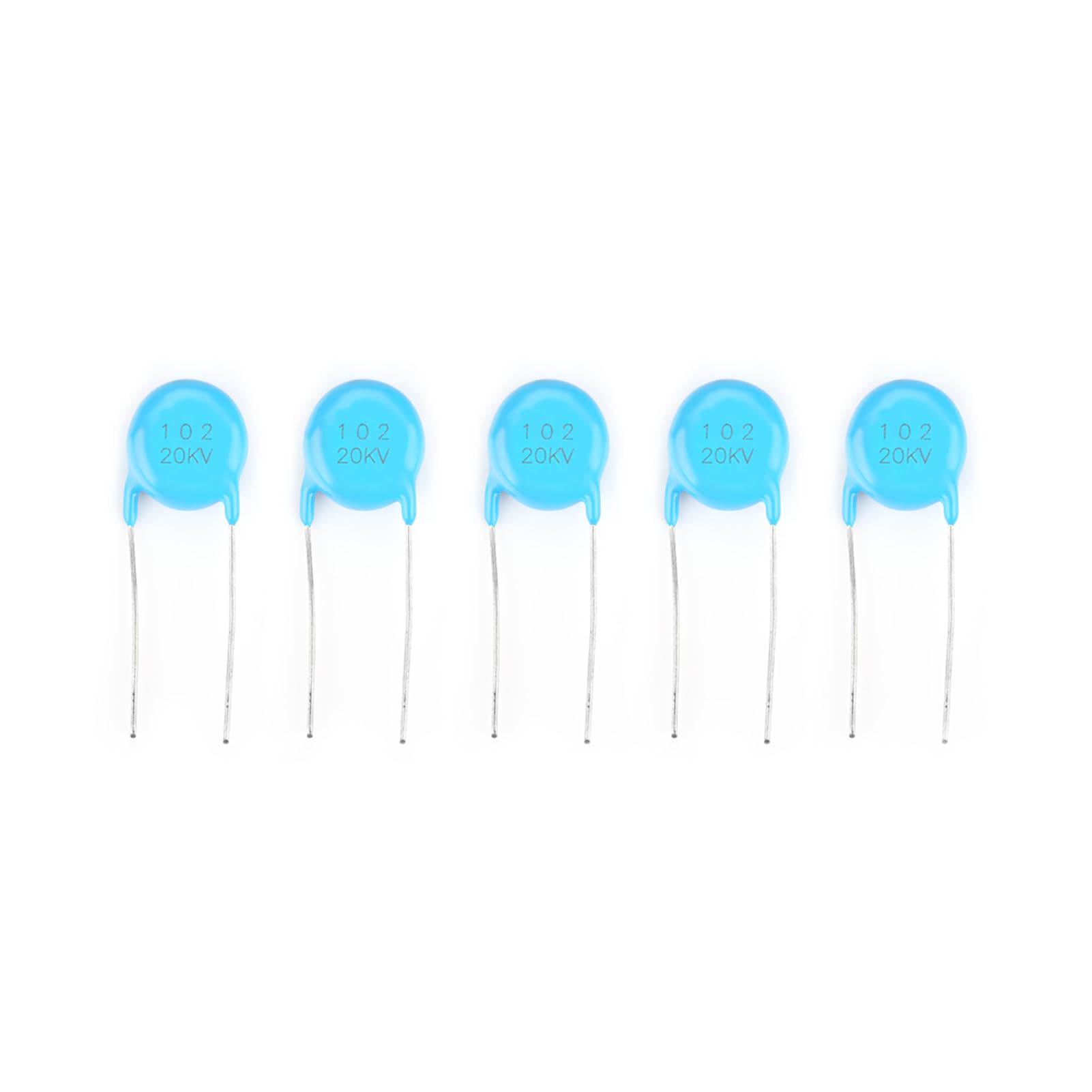 High Voltage Ceramic Capacitor 5pcs 20KV 1000PF High Voltage Ceramic Disc Capacitors HV Set