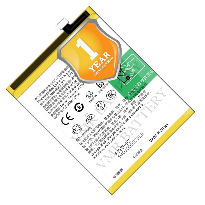Image of Original BLP765 Battery Compatible for Oppo A91 (CPH2001, CPH2021) | Oppo F15 (2020) (CPH2001) | Oppo Reno 3 4G (CPH2043) - (4025mAh) - 1 Year Warranty K7
