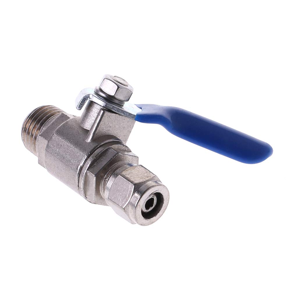 JENOR Depuratore D'acqua Osmosi Inversa Tee Valvola A Sfera Set 1/2 Pollice BSP a 1/4 Pollice Tubo
