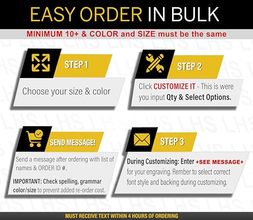 engraved name plates for desk and door signs personalized brushed brass plastic nameplate with black letters - made in usa 2x8 m6