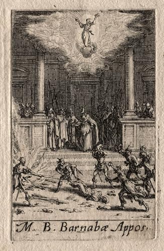 Affiche le Martyre des Apôtres Callot en impression de prestige