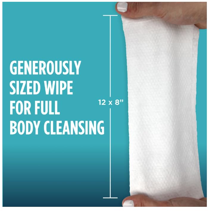 Assurance Premium Disposable Washcloth, XL 96 Count (Pack of 2), White