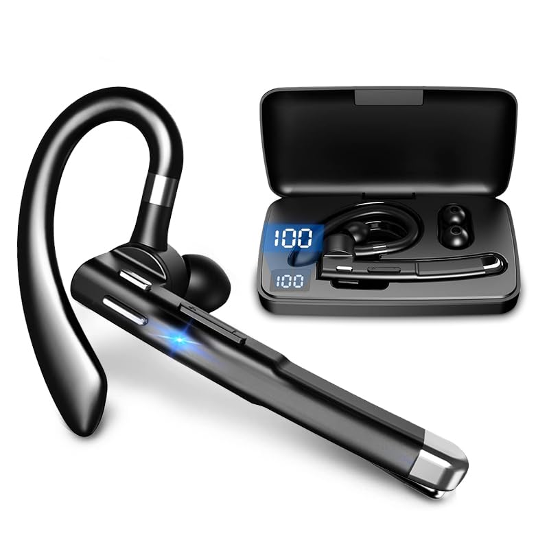 SLuB Bluetooth 5.3+EDR Single-Ear Design, Allows Hearing Surrounding Sounds, in-Ear, 360° Rotation, Suitable for Both Left and Right Ears, Noise Cancellation