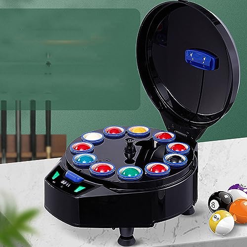 Máquina de limpieza de bolas de piscina con cubierta desplegable automática, sonido rápido de funcionamiento, limpieza rápida en 2 minutos, sin bola de salto para sala de billar