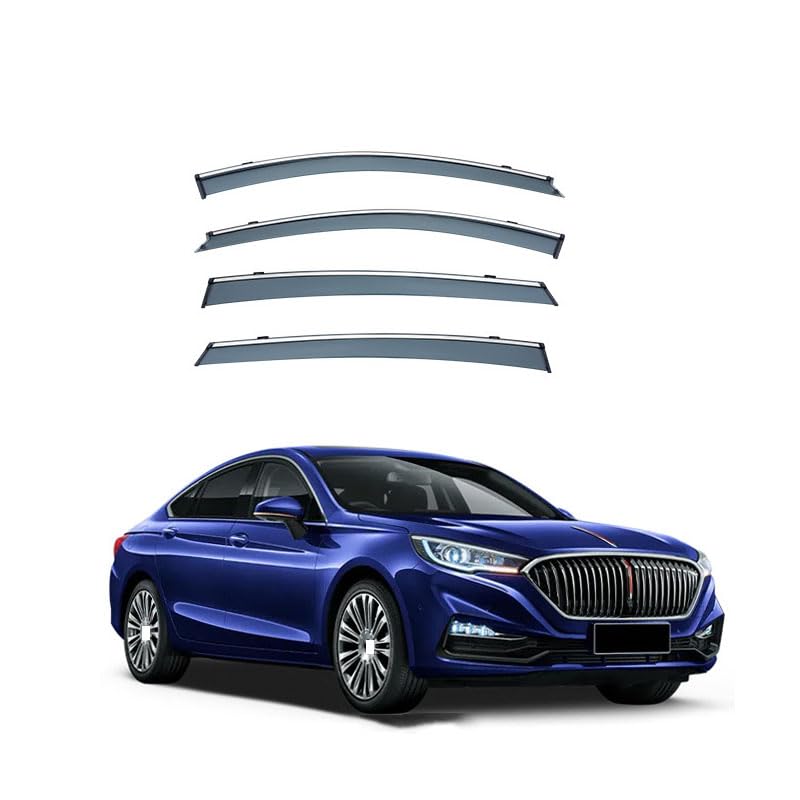 Déflecteurs de vent voiture Hongqi H5 2018-2022 pare-pluie pare-soleil