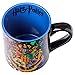 Silver Buffalo Harry Potter Hogwarts Crest Splatter Ceramic Mug, 14 Ounces