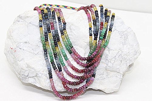 Amazon.com: 100% Natural Multi Color Precious Ruby Sapphire