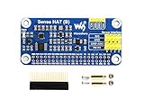Onboard TCS34725 color sensor, identifies the color of nearby object. Onboard ADS1015 ADC, 4-ch 12-bit precision, AD expansion to support more external sensors. Brings I2C control pins, for connecting other host boards like STM32.