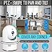 SereneLife Indoor Wireless IP Camera, HD 1080p 2MP WiFi Network Security Surveillance Cam For Home Monitoring With LED, Motion Detect, Night Vision, PTZ