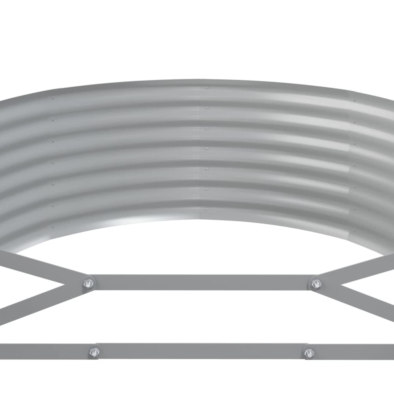 Keketa Cama De Jardín Elevada De Acero 175x100x36cm - Macetero Resistente Para Huerto Y Exterior (Verde)