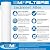 APPLIED MEMBRANES INC. 20 Micron Sediment Filter Replacement | 10" Standard Size Fits All Standard Filter Housing | Removes Rust, Dirt, Sand, Silt, and Suspended Solids | H-F1020CF