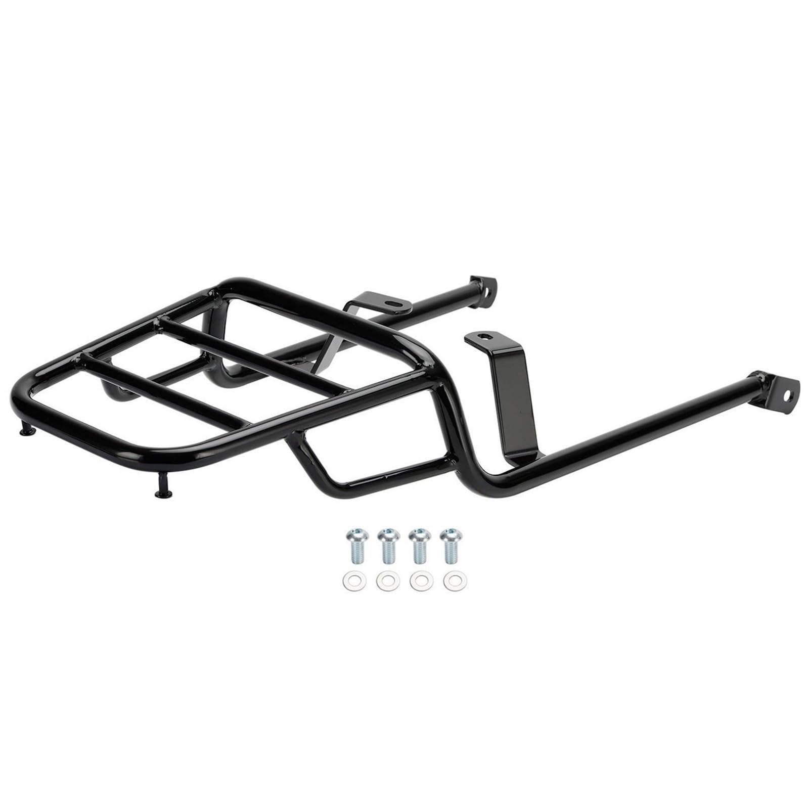 Portaequipajes Trasero Motocicleta Portaequipajes Trasero Negro para Street Twin 900 2017-2023, Soporte De Asiento para Motocicleta, Riel Maletero para