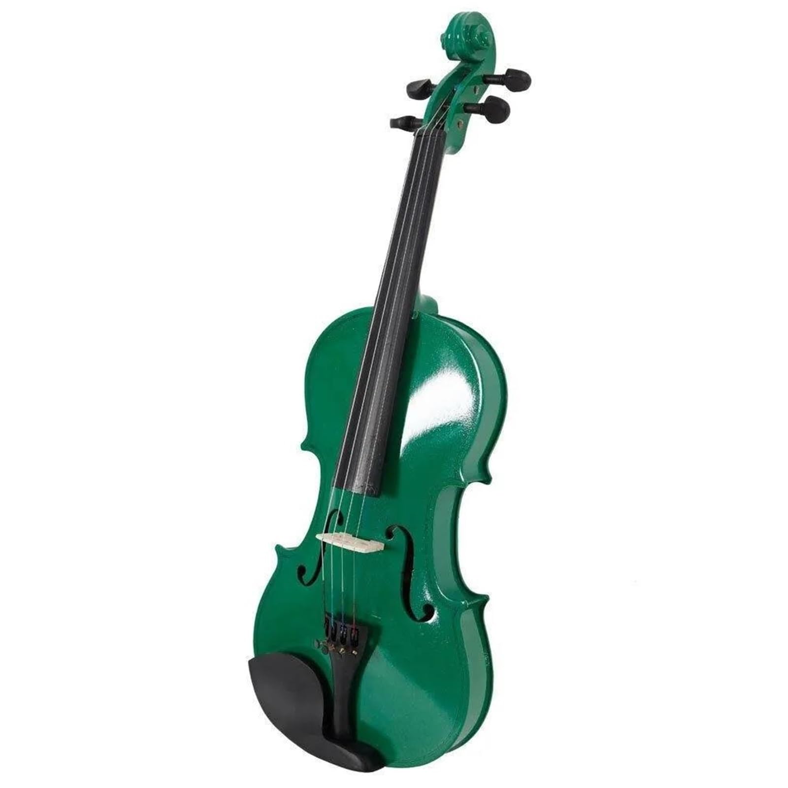 Violini Professionali Violino Acustico Per Adulti Di Dimensioni Standard Colore Verde Con Custodia E Archetto