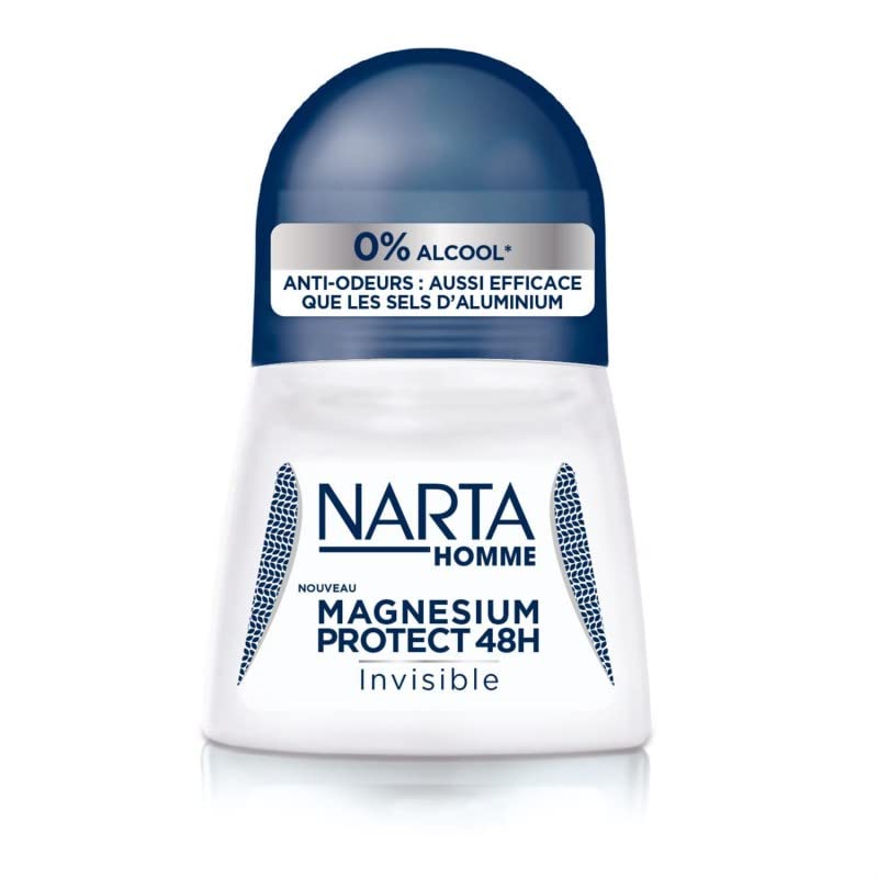 NARTA - Homme Déodorant Bille Protecteur Invisible 50Ml - Lot De 3