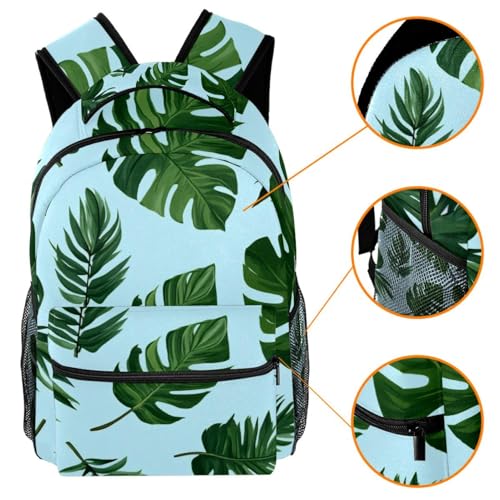 Sac à dos d'école Campus bleu avec porte-bouteille intégré - 3