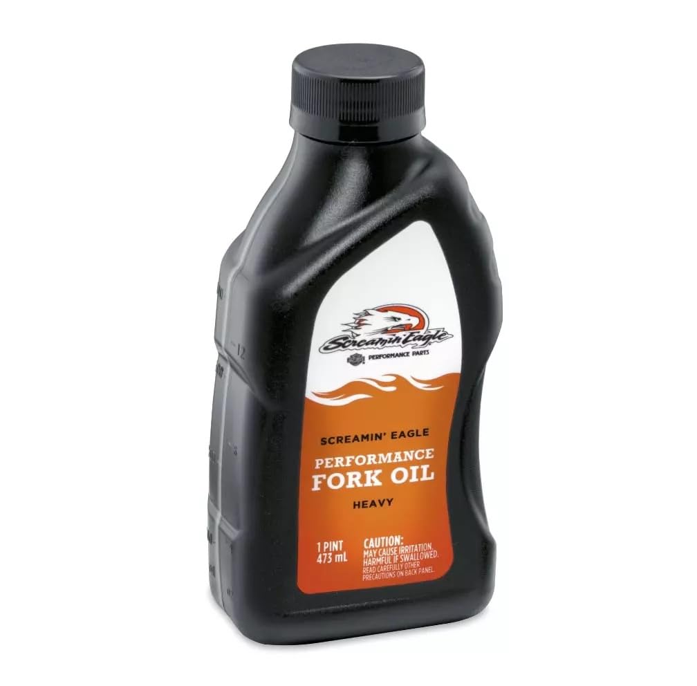 HARLEY-DAVIDSON Screamin Eagle Fork Oil Heavy - SAE 20W-50 Huile de fourche haute performance (473 ml)