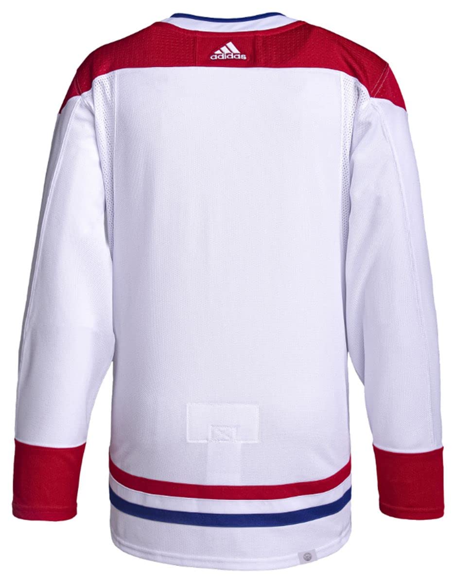 adidas Montreal Canadiens Primegreen Authentic Road Men's Jersey (as1, Alpha, m, Regular, Regular, 50/Medium) White