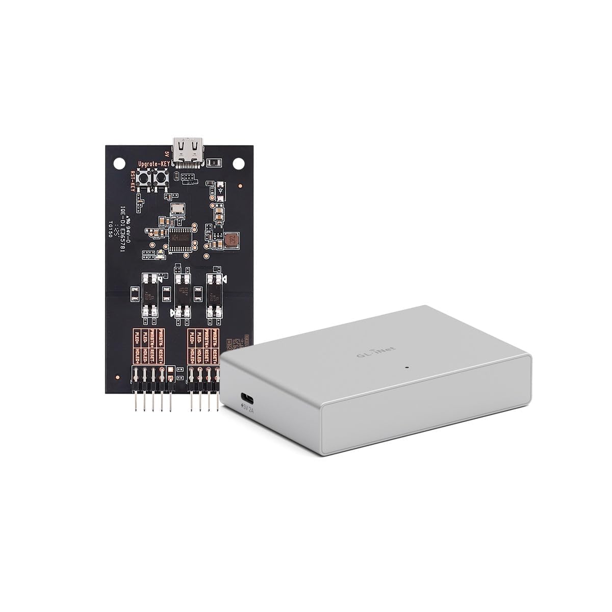 GL.iNet Comet PoE (GL-RM1PE) Remote KVM Control Over Internet - PoE/Type-C Dual Power Option&ATX Remote PC Power Control Board