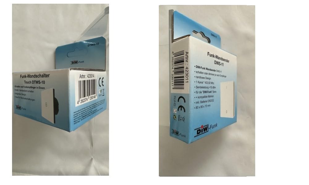 Sparset PS-560 DTRS-500 - Interruptor de persiana inalámbrico con mando a distancia DWS-11