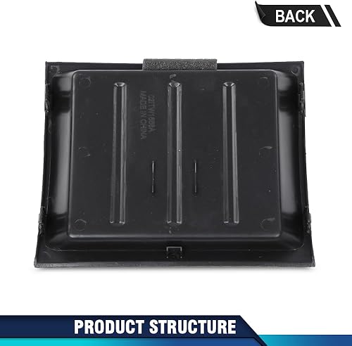 Miniatura 2 de PIT66 Caja de almacenamiento con bisel superior negro compatible con Nissan Xterra 2005-2013Pathfinder 2005-2012Frontier 2005-2017 (sin borde