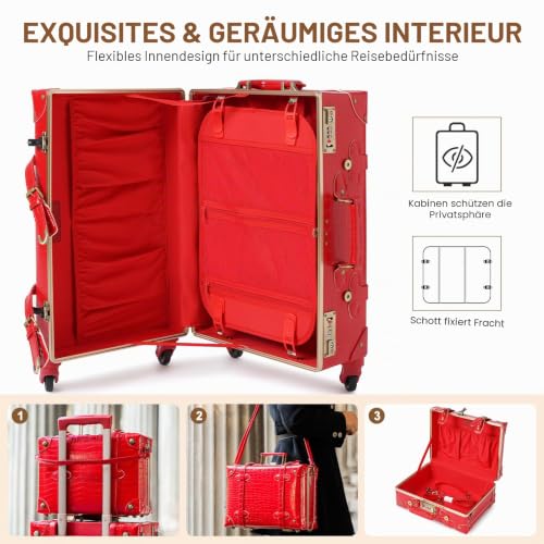 Urecity Aluminum Frame Luggage Set