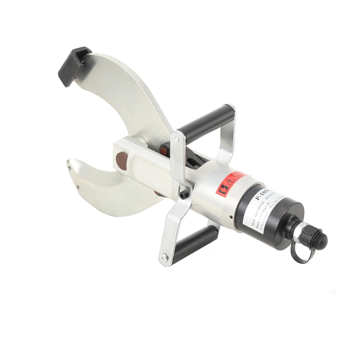 TABODD CPC-105C Hydraulic Cable Cutter Head, 105mm Heavy Duty Hydraulic Cable Cutter Head Copper Aluminum Electric Copper Aluminum Wire Cutting Tool, Silver
