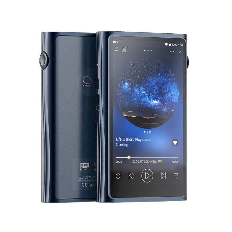 SHANLING M7 Digital Audio Player Portable MP3 MP4 Player Hi-Res Bluetooth Music Player 2 4G 5G WiFi ES9038Pro