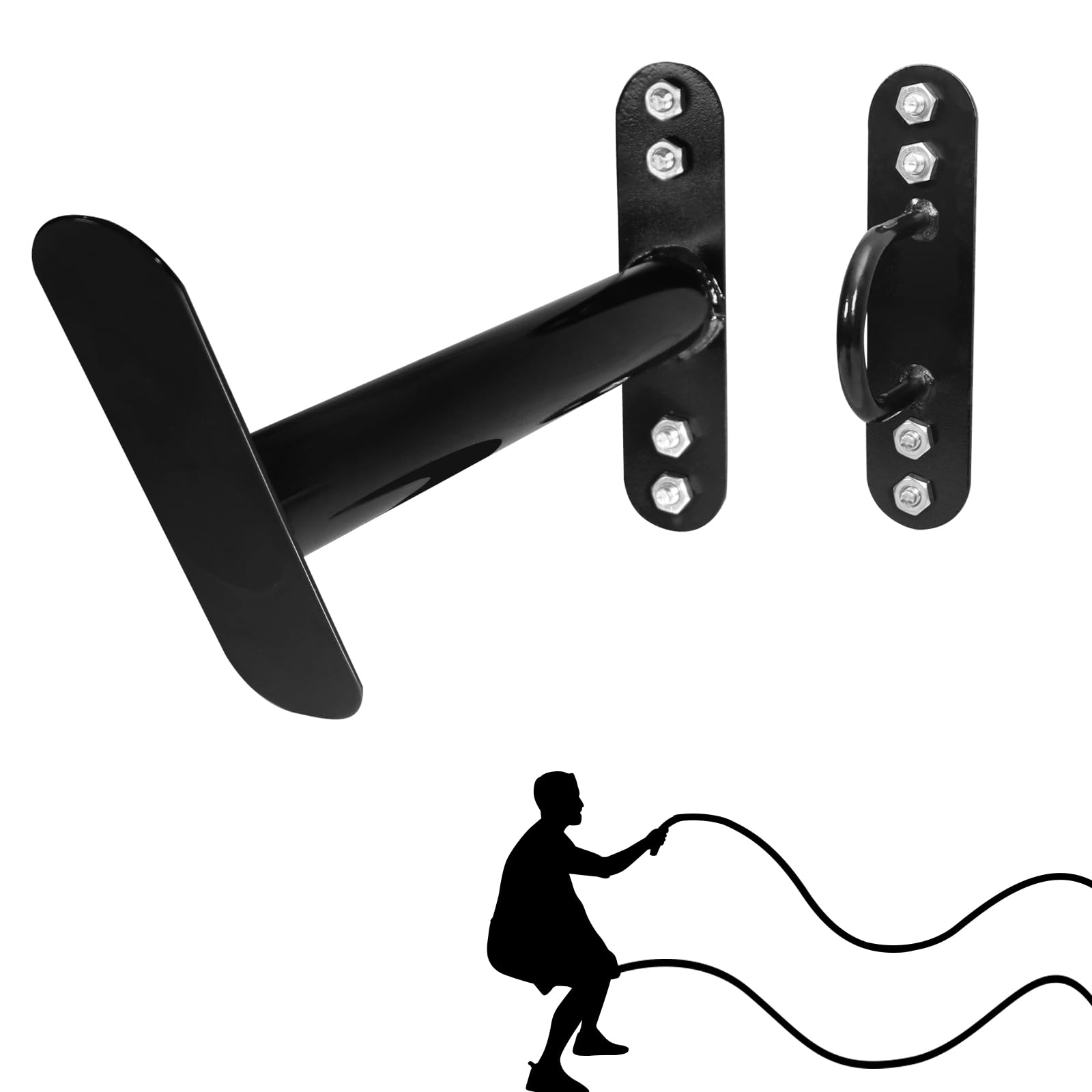 Mounting Battle Ropes Snapklik.com : Powerfeng Battle Rope Anchor & Storage: Battle Ropes ...