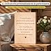 Imagen de Cuadro Personalizado en Madera Natural con Foto y Texto Grabados