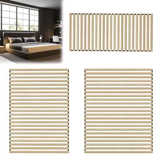 LZQ Sommier déroulable - 23 lattes en bois d'épicéa naturel - 160 x 200 cm - Sommier à lattes stable jusqu'à 300 kg - Sommier enroulable avec bande...