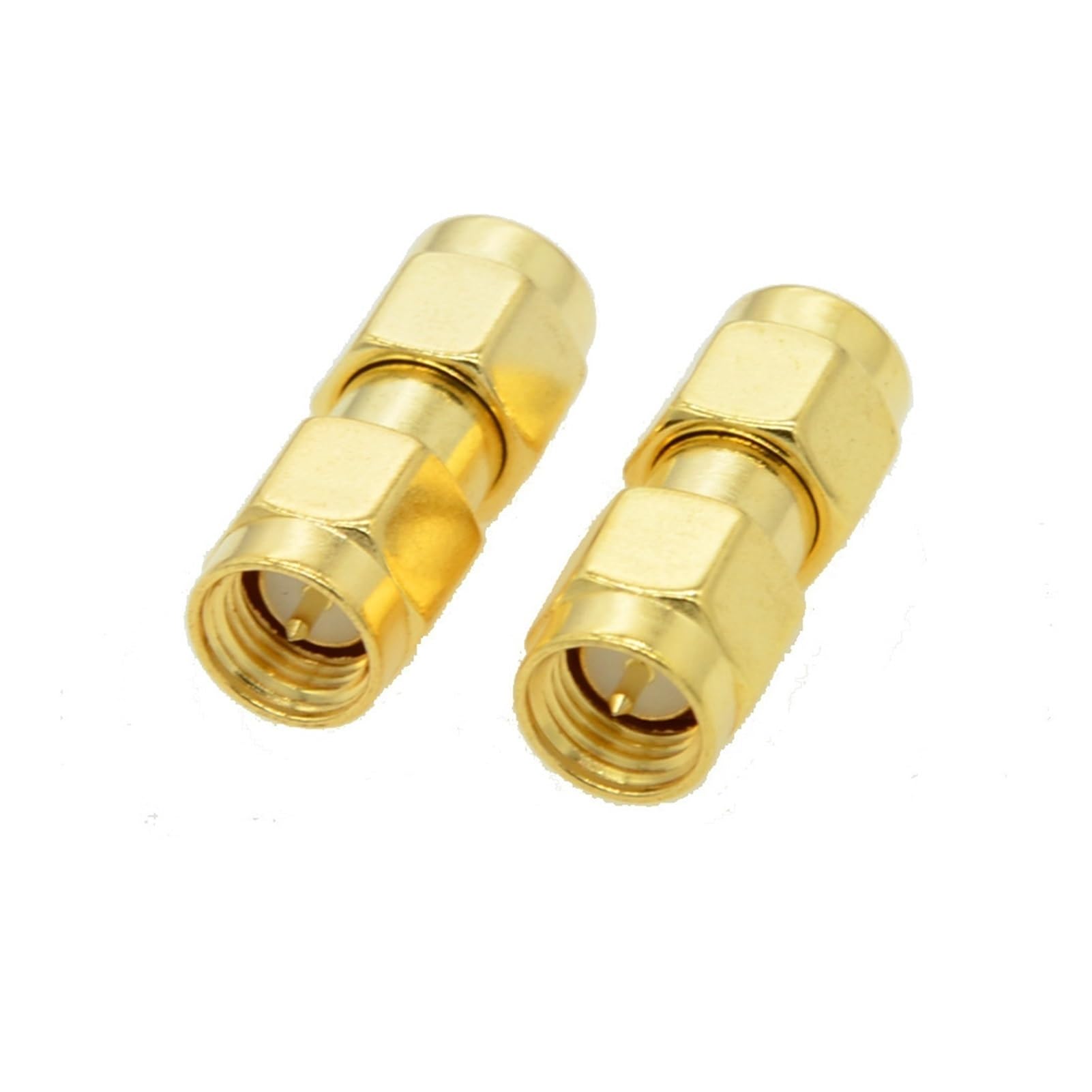2. PCS. /quantité RF SMA/RP-SMA Fiche mâle à femelle prise compatible avec antenne rarement Sma. Compatible avec SMA RF. Convertisseur de connecteur adaptateur coaxial(SMA M to SMA F)