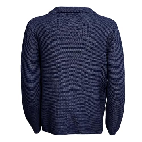 Pull en tricot avec poches style veste décontractée chic pour homme - 6