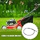 OTOTEC 2 Stück Rasenmäher Zugkupplungskabel Ersatz kompatibel mit Toro Recycler Rasenmäher 20332 20333 20334, 115-8435 290-941
