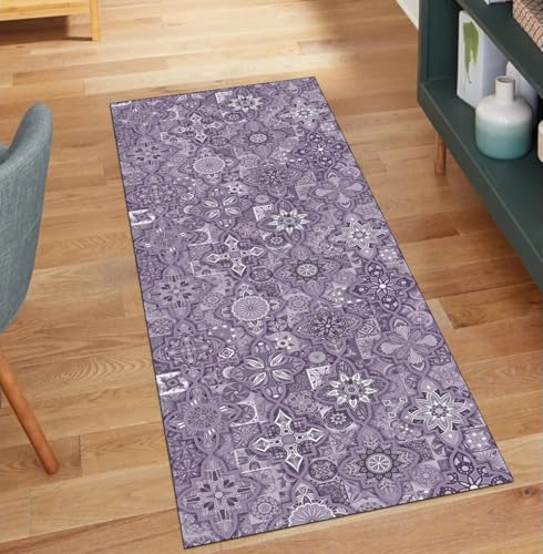 Alfombra de pasillo de 100x260cm lavable para decoracion de hogar 2
