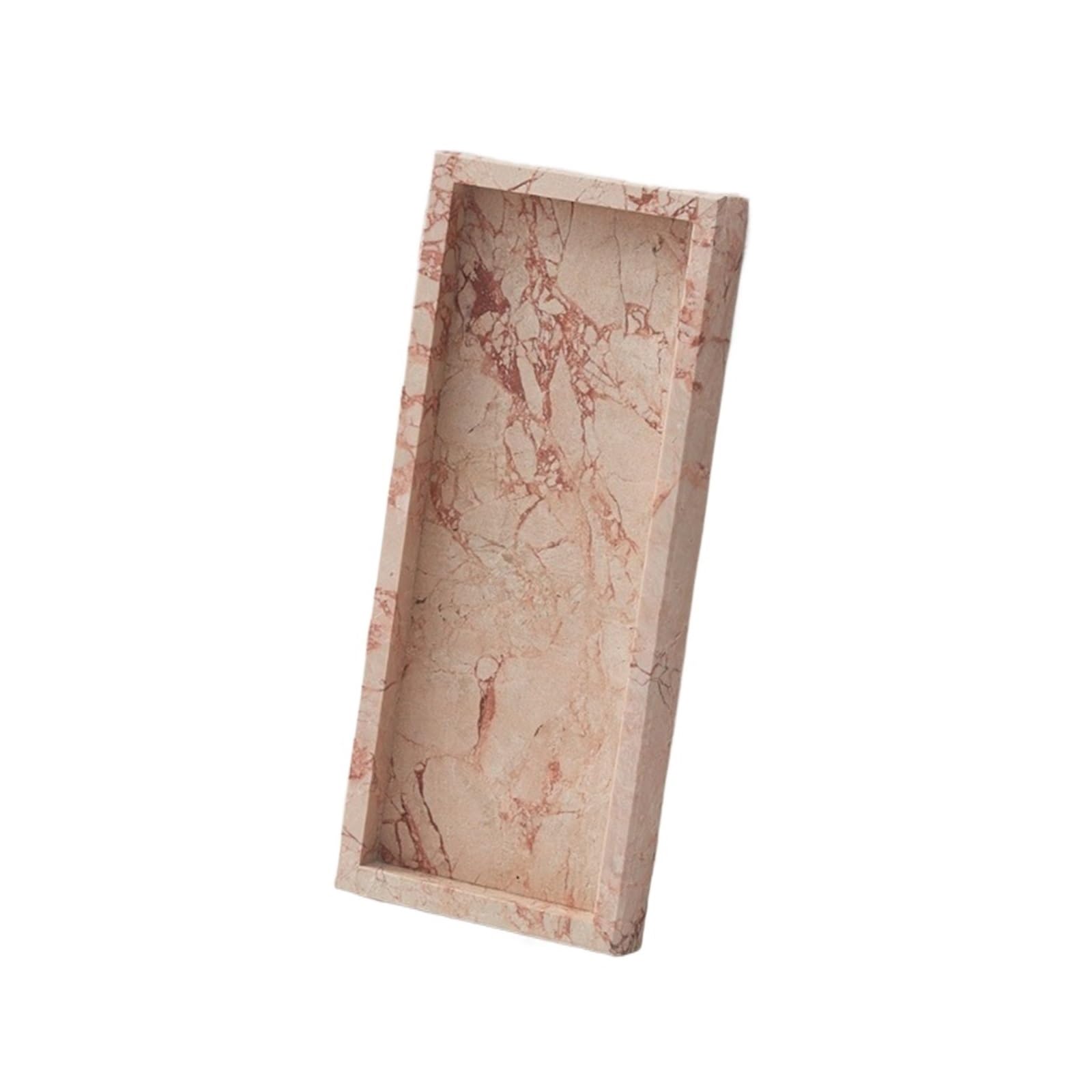 Bathroom Stone Tray Marble Trays Decoration 30X13CM Jewelry Display Tray Bathroom Storage Home(Color4)