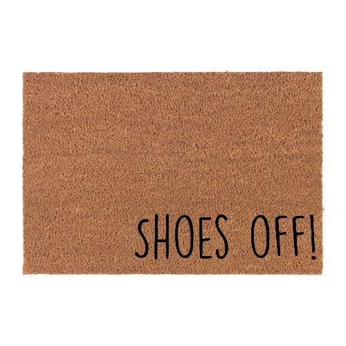 Shoes Off doormat Funny Doormat Cute Doormat No shoes