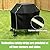 NCFDGHZR Grill Cover for Char-Broil Performance 3-Burner Gas Grill, BBQ Grill Cover 420D Heavy Duty Water-Resistant Outdoor with Adjustable Drawstring and Handles
