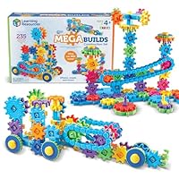 Learning Resources Gears! Gears! Gears! Gigantische Bauwerke, Mint, Zahnrad-Baukasten, 235 Teile, ab 4 Jahren