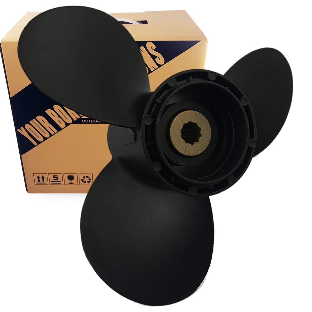 L'elica del capitano misura i motori fuoribordo di Suzuki 8-20HP Alluminio 10 denti Spline RH