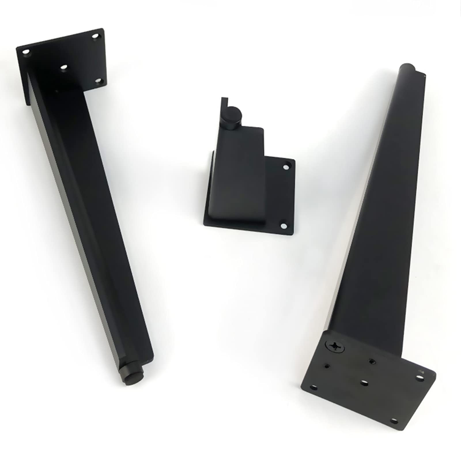 Patas Ajustables de Metal para mesas,Patas de Aluminio para armarios,Patas de Repuesto para Muebles de baño y Cocina,4 Piezas,Antideslizantes,para Mesa de Comedor,Mesa de Centro,Escrito